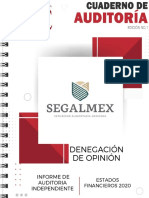 Denegación de Opinión - Segalmex