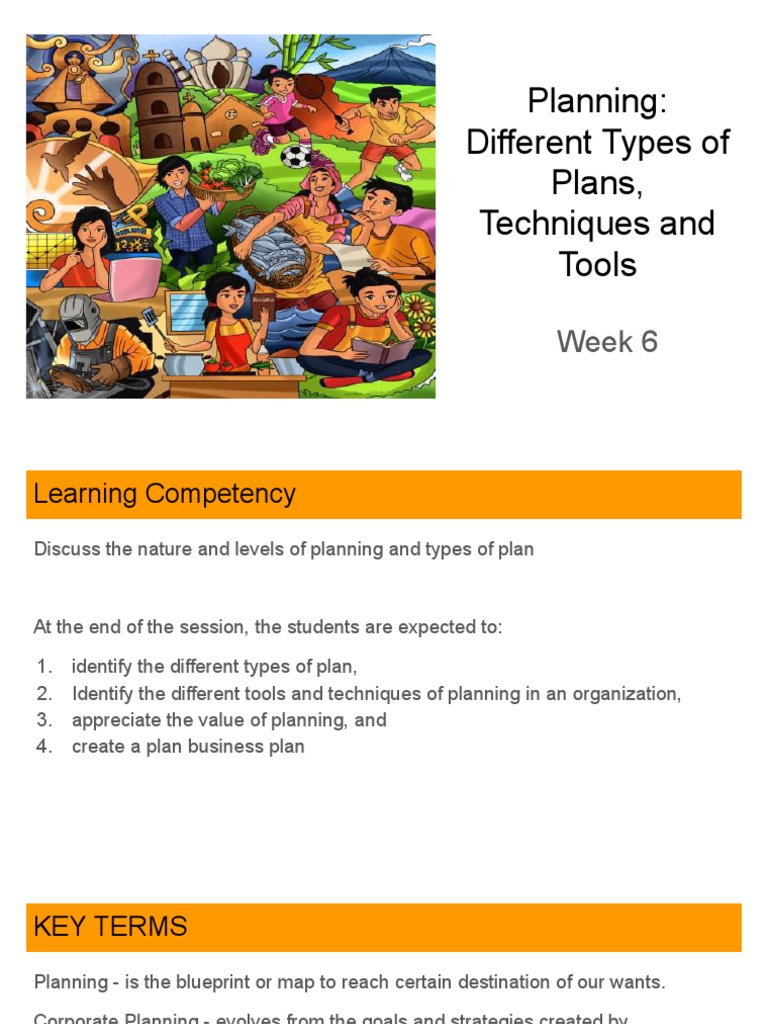 Planning Techniques and Tools Overview | PDF | Marketing | Planning