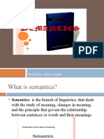 Presentation Over Semantics