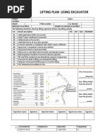 Rigging Plan Template | PDF | Crane (Machine)