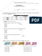 Atividade 1 Matemática 3º Ano