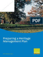 NE63 Preparing a Heritage Management Plan