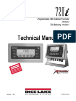 Technical Manual: Programmable HMI Indicator/Controller 720i Batching Version 1