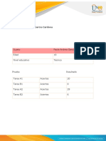 Resultados de La Actividad - Atención, Memoria y Percepción