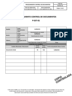 P-SST-01 Procedimiento Control Documentos