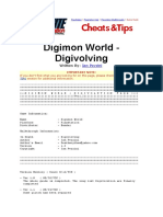 Digimon World - Digivolving: Written by