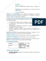 Teoría del delito y la sanción: conducta, imputabilidad, culpabilidad e iter criminis