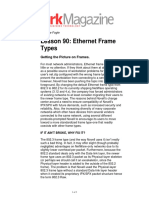 Lesson 90: Ethernet Frame Types: Getting The Picture On Frames