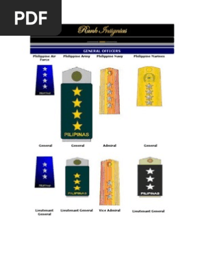 philippine air force rank