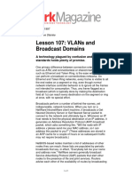 VLANS and Broadcast Domains