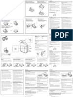 Cassette Player: Operating Instructions Mode D'emploi Bedienungsanleitung Manual de Instrucciones