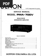 Denon PMA 700V Int SM