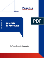 Especializaciòn Gerencia de Proyectos