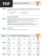 Training Plan 13.1 Beginner - Half Marathon Training Plan