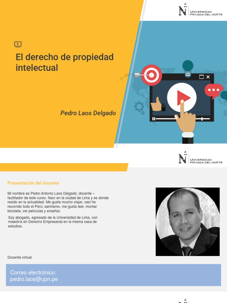 Semana 1 | PDF | Propiedad intelectual | Derechos de autor