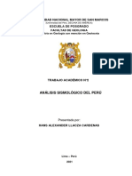 Informe - Interpretación Análisis Sísmicos - Hans A. Llacza Cardenas