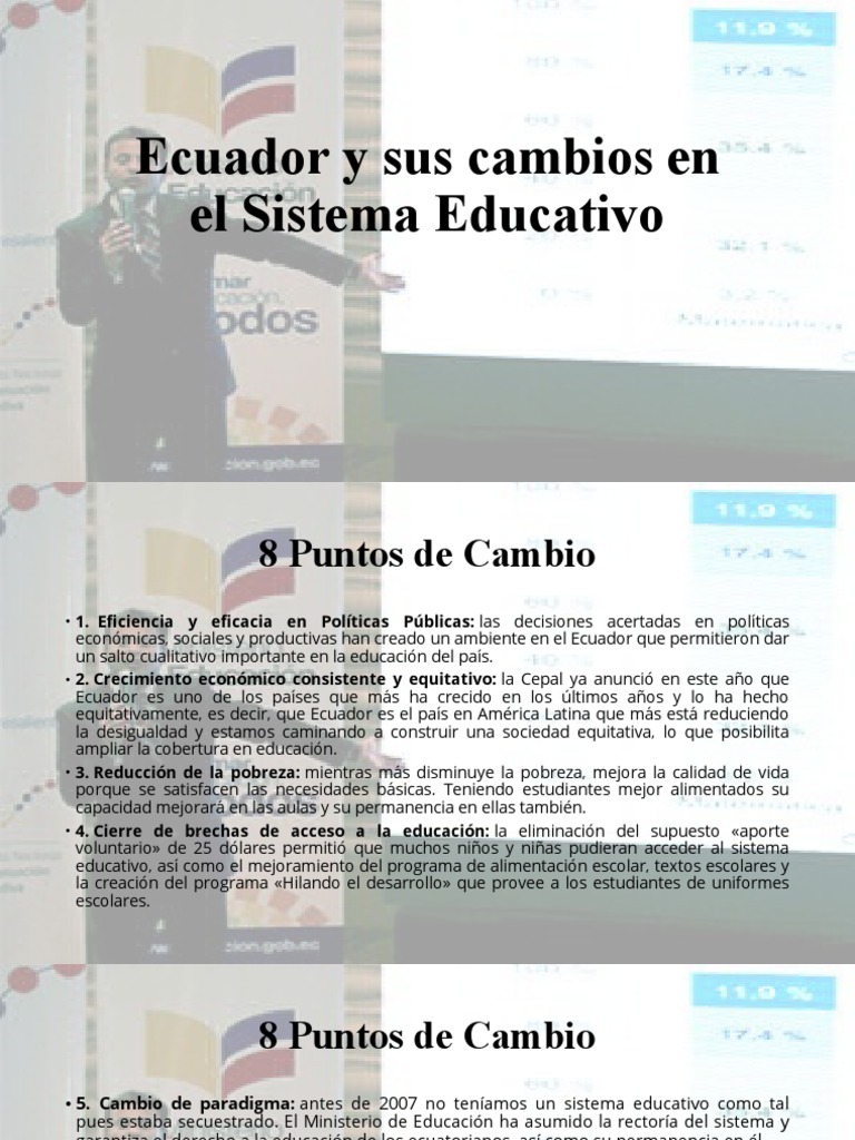 Cambios en la Educación en Ecuador 2023 | PDF | Ecuador | Plan de estudios