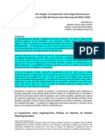 Artículo La Cooperación Entre Organizaciones Que Compiten Por Votos en El Valle Del Cauca en Las Elecciones de 2018 y 2019