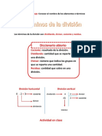 Clase Terminos de La División