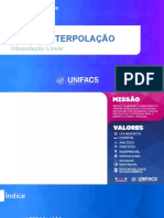 Aula 09 - Interpolação (Interpolação Linear)