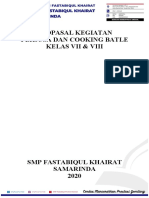 Contoh PROPASAL KEGIATAN