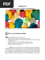 Module 4 - Lesson 1 - The Globalization of Religion