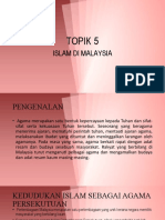 Topik 5 Islam Di Malaysia