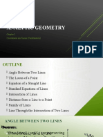 Analytic Geometry: Coordinates and Lines (Continuation)