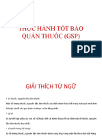 Thực Hành Tốt Bảo Quản Thuốc (Gsp)