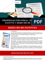 Propiedad industrial: derecho de patente y derecho de marca