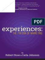 Experiences:: The 7Th Era of Marketing