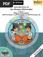 Senior High School: Introduction To The Human Philosophy