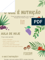 O Que É Nutrição