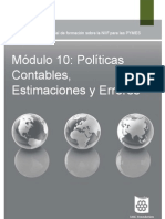 10 - Politicas Contables, Estimaciones y Errores