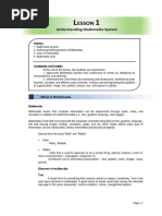 Lesson 1 Understanding Multimedia System