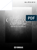 Clavinova CVP-209 Manual (VGA LCD, No-Color, NoTouch) (UK)