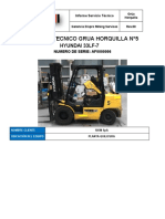 DISPRO-SIOM Informe Servicio Técnico Grúa Horquilla N°5 06-07-2020