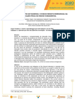 Desafios em Tempos de Pandemia: O Ensino Remoto Emergencial Da Educação Física No Ensino Fundamental