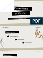 Determinants of Morality