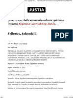 Sellers v. Schonfeld 1993 New Jersey Superior Court, Appellate Division - Published Opinions Decisions New Jersey Case Law New Jersey Law US Law Justia