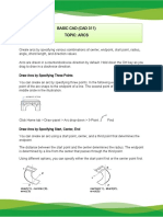 Basic Cad (Cad 311) Topic: Arcs