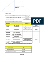 Liquidity: Financial Statements (FS) Analysis Tools and Technique