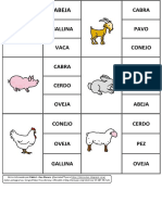 Animales Nombres Pinzas