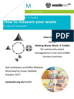 How To Measure Your Waste: Making Waste Work: A Toolkit