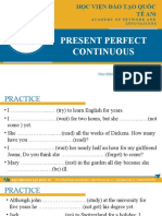 Ani Basic Present Perfect Continuous