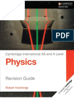 Cambridge International As and A Level Physics Revision Guide by Robert Hutchings