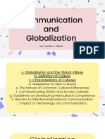 Communication and Globalization (Part 1)