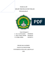 Makalah Memilih Teknik Komunikasi