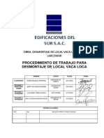 Eds-Pt-01 Desmontaje de Local Vaca Loca