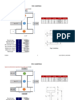 Momentos Inercia Viga Tipo I, T